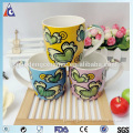 small manufactures of porcelain mugs with heart logo